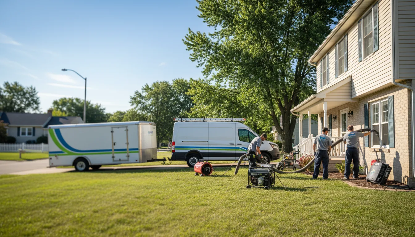 Flooded Basement Restoration And Cleanup With Repair in Delhi, IA near me